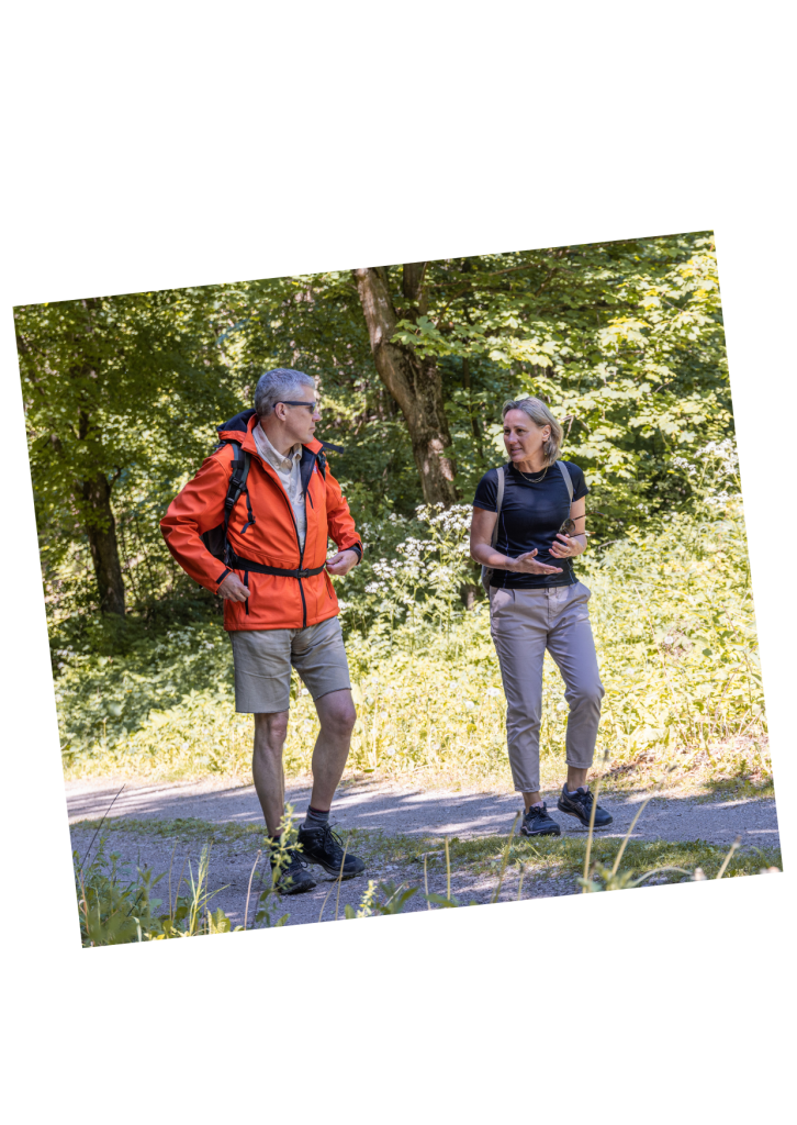 Wandercoach queres Bild - Stretch Coaching - Outdoor Trainer